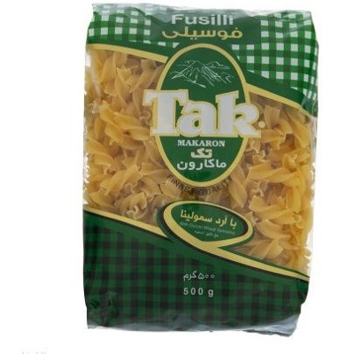 ماکارونی فرمی فوسیلی 500 گرمی تک ماکارون